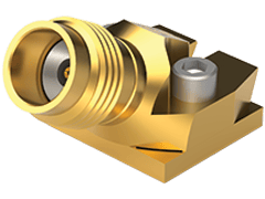 Samtec's 50 Ohm 1.85 mm Jack, 30 Degree Angled Launch Compression Mount