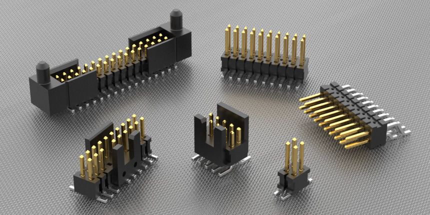 Samtec's FTSH Flexible Stacking Connector in a Variety of Pin Counts and Stack Heights